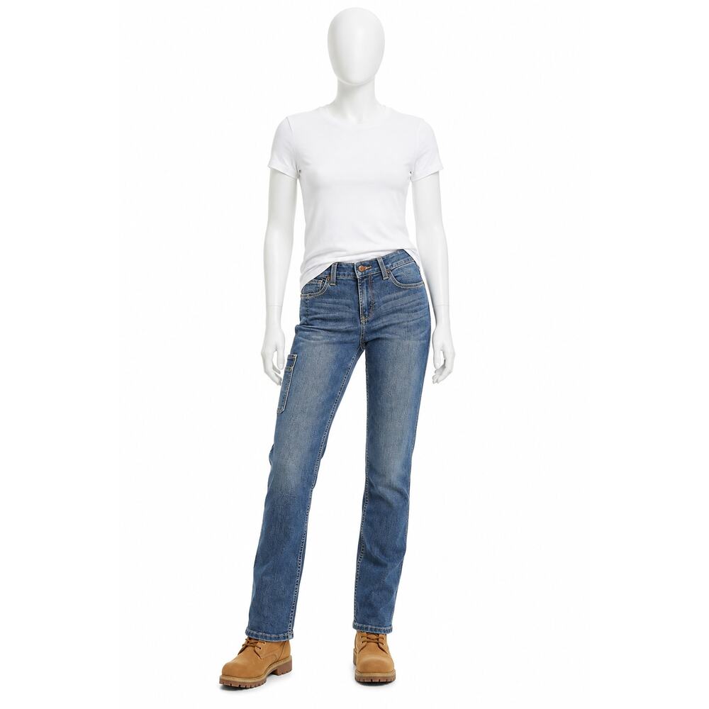 Ariat Rebar Mid Rise Straight Jeans 30x31 Womens Workwear Stretch Denim festival